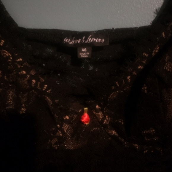 🍋For Love and Lemons Harlow Lace Slip Mini Dress - Picture 9 of 16